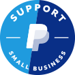PayPal Support us badge
